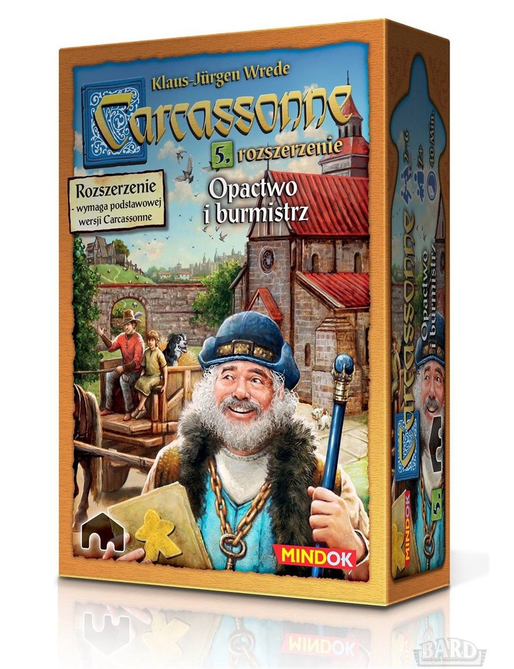 Carcassonne: Opactwo i Burmistrz - Druga Edycja
