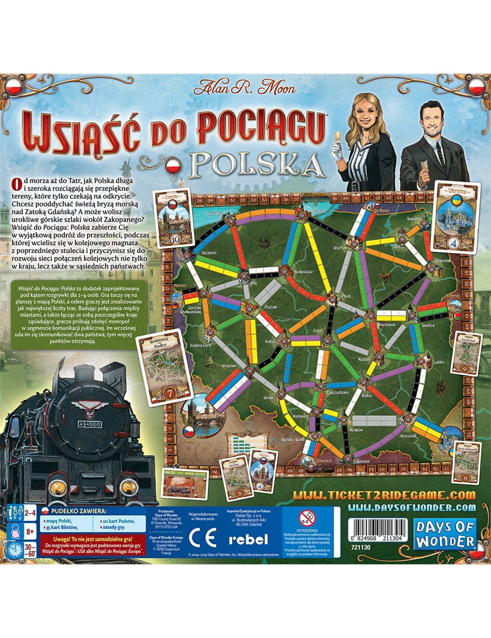 Wsiąść do Pociągu: Kolekcja Map 6.5 - Polska