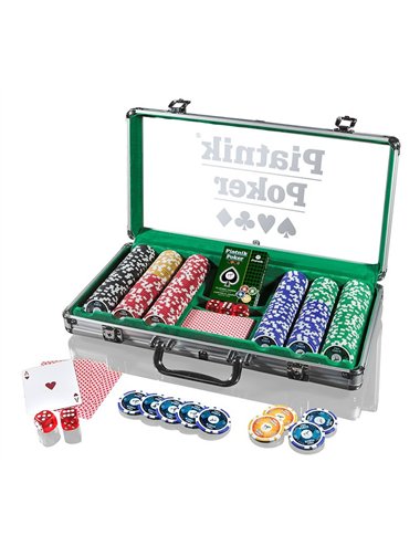 Poker Alu-Case - 300 żetonów 14g