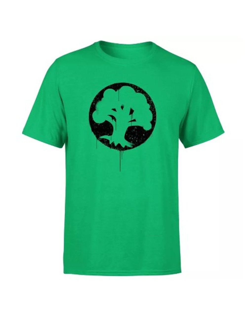 MTG T-Shirt Green Mana Splatter- Kelly Green