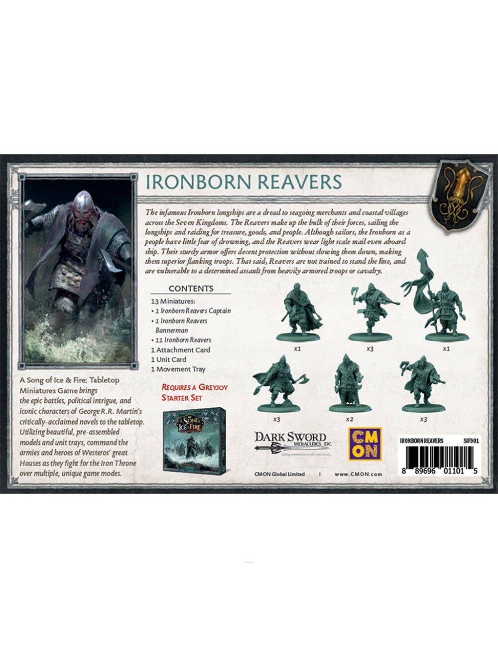 A SONG OF ICE & FIRE - Greyjoy Ironborn Reavers PL