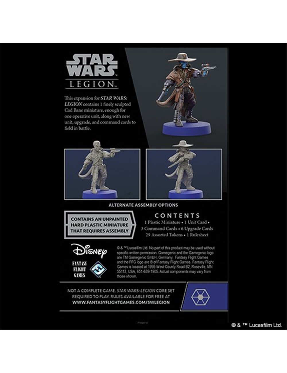 SW Legion: Cad Bane Operative Expansion