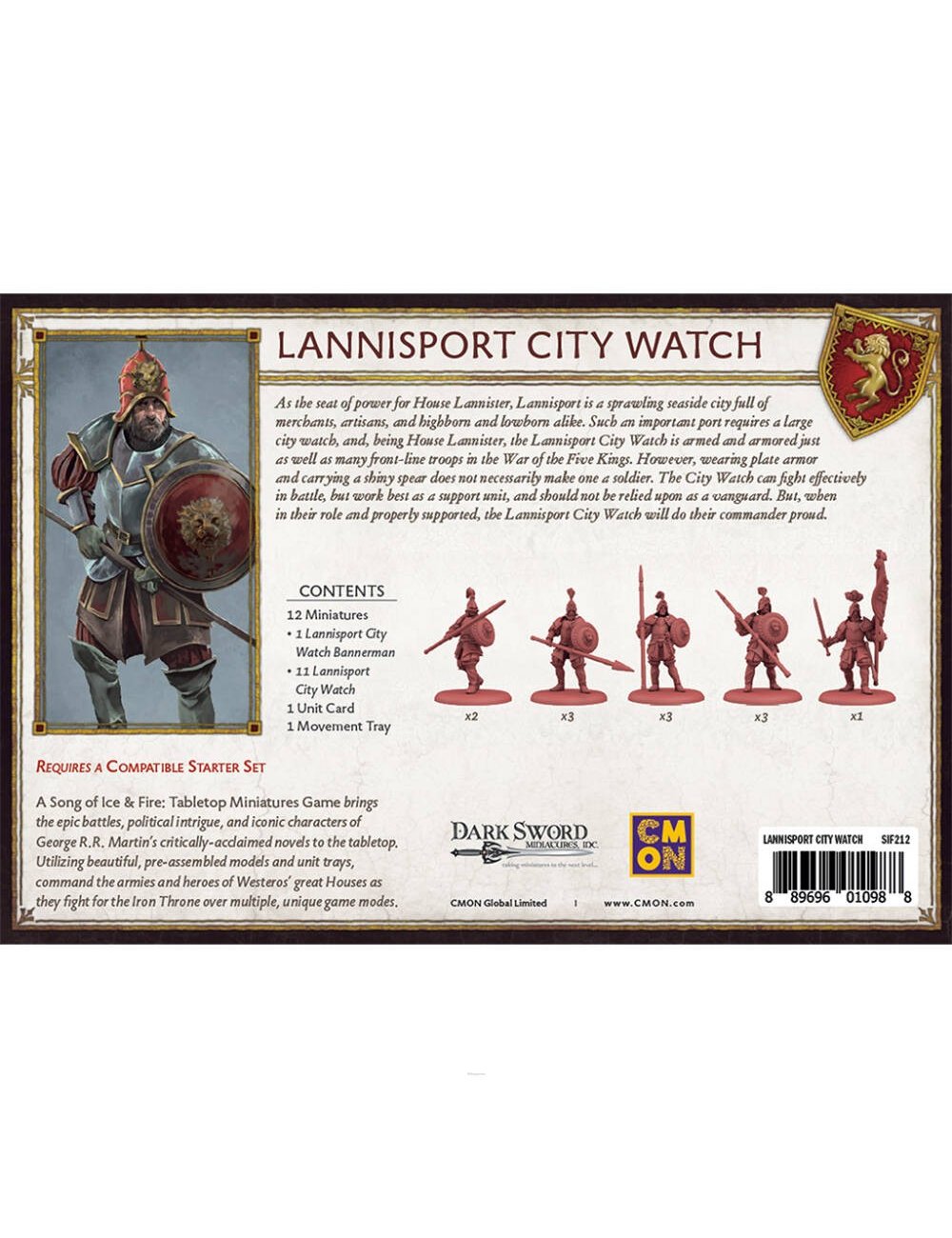 A SONG OF ICE & FIRE - Lannisport City Watch