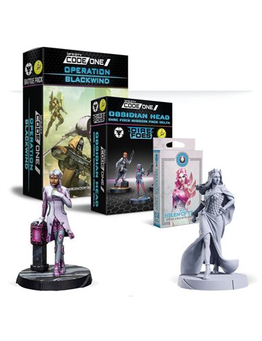 INFINITY BUNDLE: Operation Blackwind + Dire Foes Mission Delta: Obsidian Head + Helen of Troy Exclusive Edition