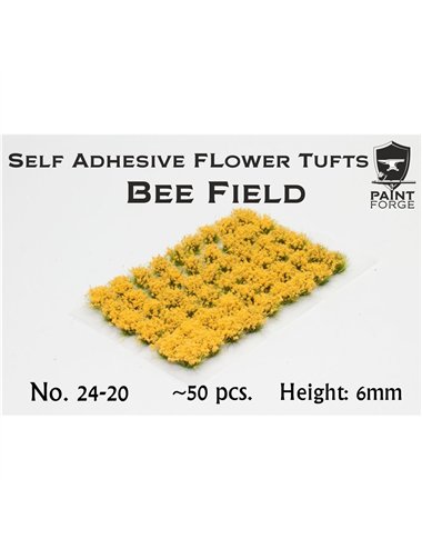 Bee Field Flowers