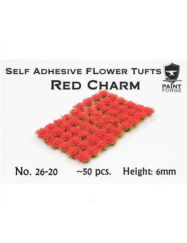 Paint Forge: Red Charm Flowers