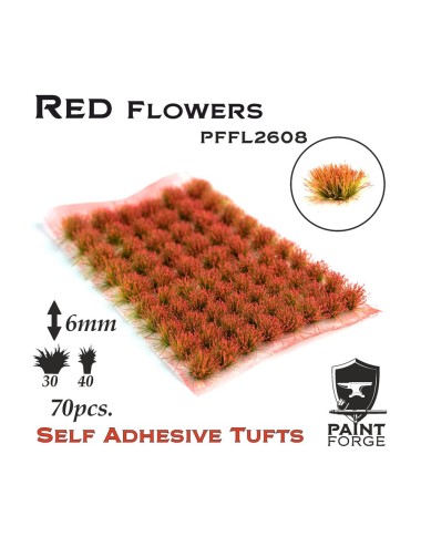 Paint Forge: Red Flowers
