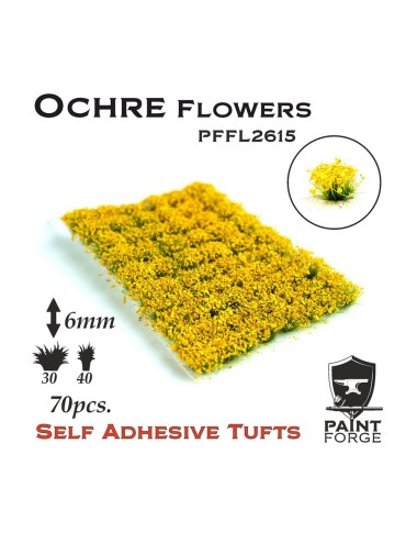 Paint Forge: Ochre Flowers
