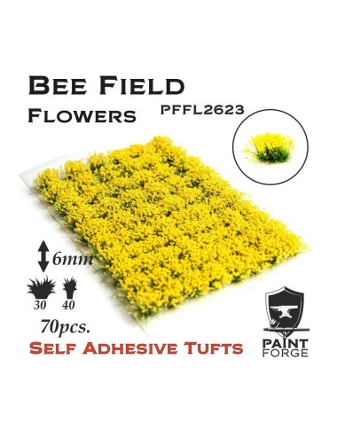 Paint Forge: Bee Field Flowers
