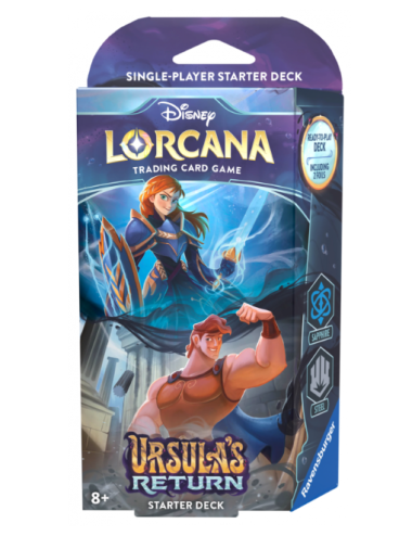 Lorcana: Ursula's Return: Anna & Hercules Starter Deck (Sapphire & Steel)